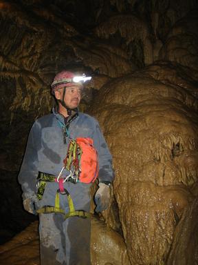 Dave our excellent guide from Caving Caverns Limited